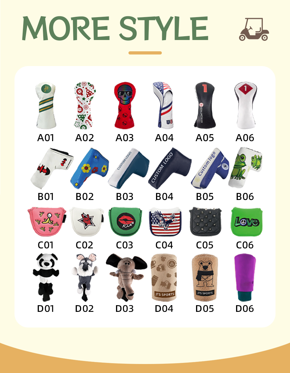 service-golf headcover-5700