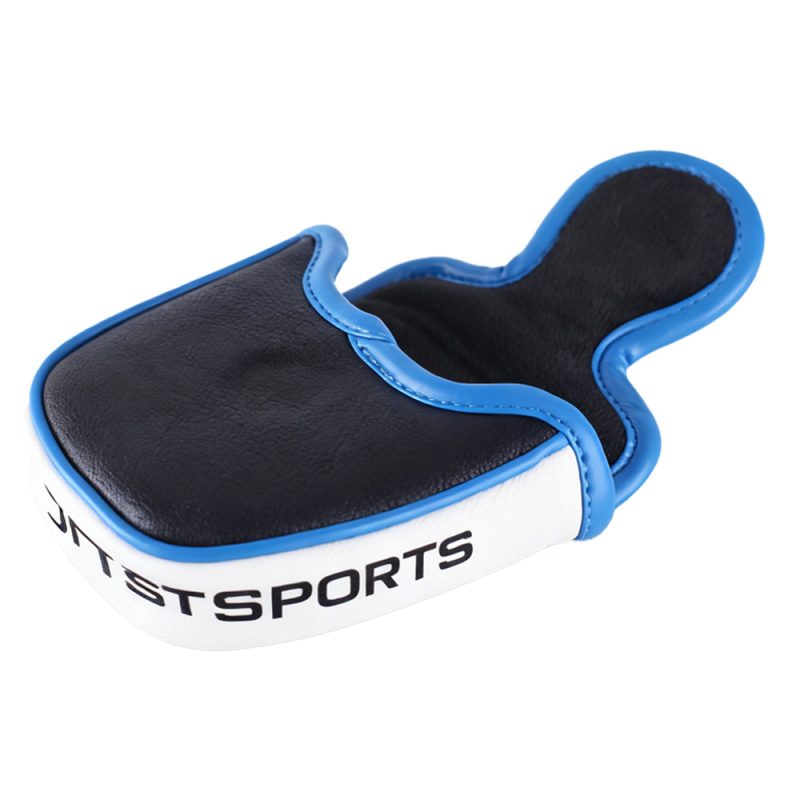 Round Mallet Putter Cover With Drop-Shape Closure