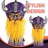 product-golf headcover-Funny Vikings Plush wood cover-5600